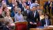 Hungarian Prime Minister Peter Magyar, center, speaks to the National Assembly, in Budapest Hungarian Prime Minister Peter Magyar, center, speaks to the National Assembly, in Budapest