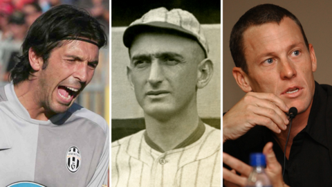 Gianluigi Buffon, Joe Jackson and Lance Armstong