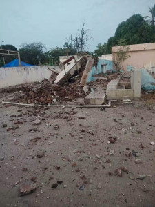 هجوم بمسيرة على الدمازين - 3 أكتوبر 2026- صفحة حاكم اقليم النيل الأزرق على فيسبوك
