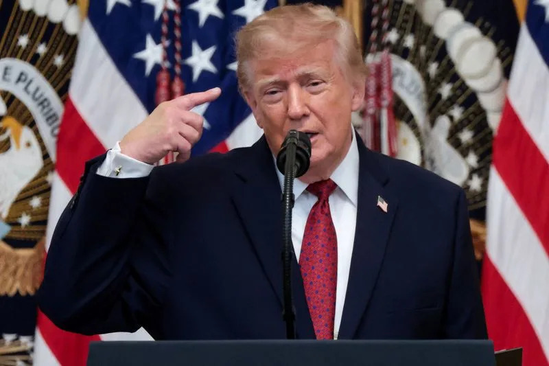 US President Trump hosts a Hispanic Heritage Month reception at the White House in Washington, D.C.