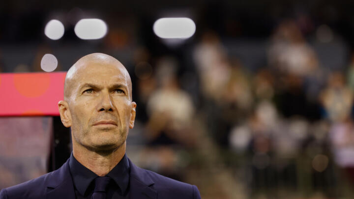 France's coach Zinedine Zidane stands before the UEFA Nations League soccer match between Belgium and France in Brussels, Monday, Sept. 28, 2026