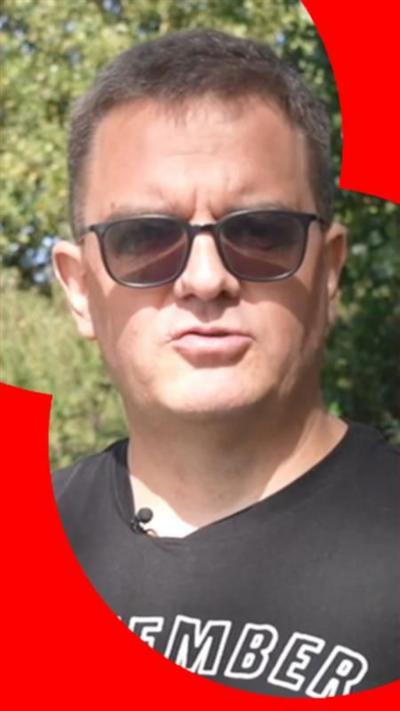 Ben Lidgey in black sunglasses