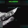 Image from video of a military strike on an alleged drug boat 