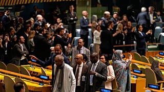 UN delegates walk out at Netanyahu defends Israeli military action