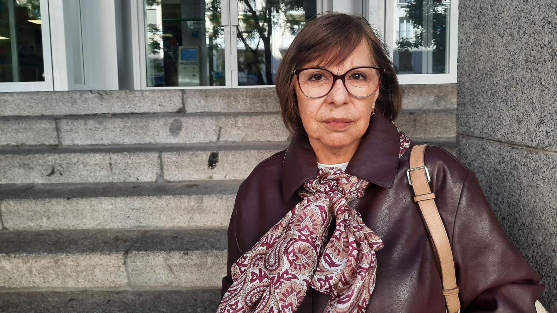 Carmen Pérez, a retired widow
