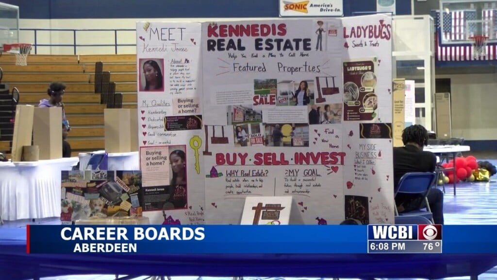 Aberdeen High School Freshman Seminar Students Present Career And Entrepreneurial Boards