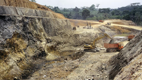 Une mine d'or à ciel ouvert en Côte d'Ivoire (image d'illustration).