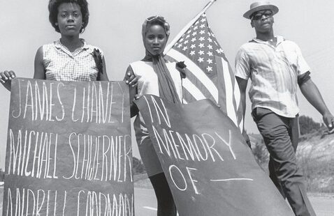 Detail from cover of Claire Whitlinger's book, "Between Remembrance and Repair: Commemorating Racial Violence in Philadelphia, Mississippi"