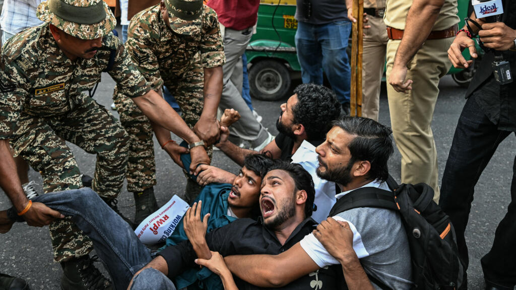 The protests in India were triggered by allegations of misconduct during a nationwide voter roll revision that critics say could benefit Prime Minister Narendra Modi's ruling party