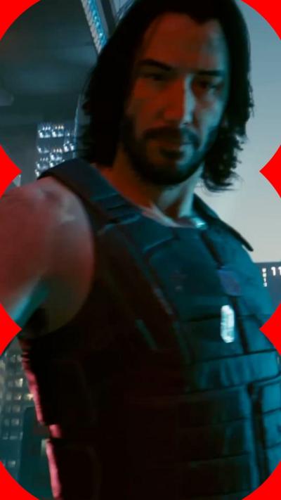 Johnny Silverhand, who bears the likeness of Keanu Reeves.