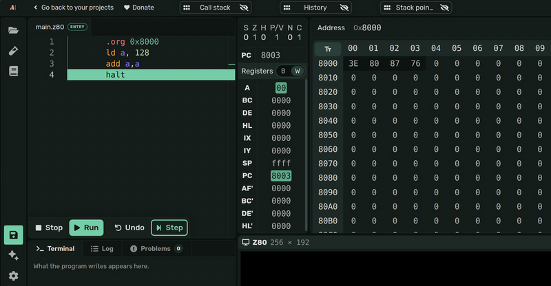 ASM Editor screenshot