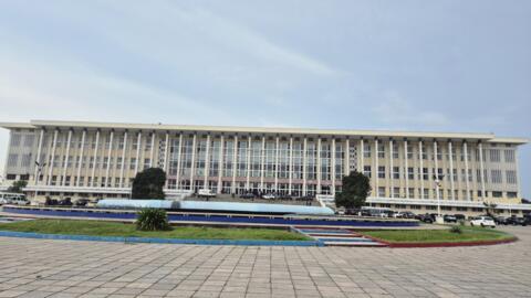 Une vue du Parlement de la République démocratique du Congo, à Kinshasa.