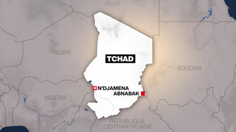 La localisation d'Abnabak au Tchad.