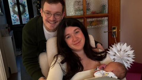 Brooke, Wil and baby Gwilym