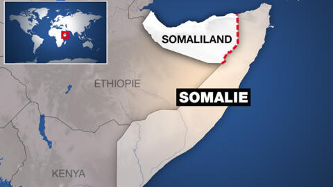 Carte du Somaliland.