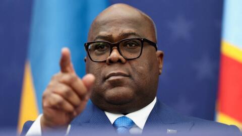 Le président congolais Félix Tshisekedi, ici le 4 décembre 2025 à Washington.