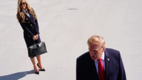 Katie Zacharia and Donald Trump