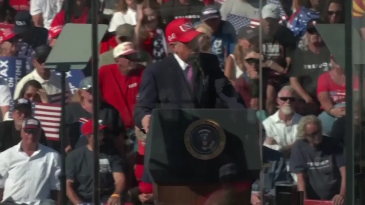 Trump calls himself a 'freaking genius' and rants about cognitive tests at Arizona rally