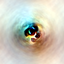 Optimized image Path-guided feature visualization of mixed3b channel 0