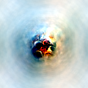 Optimized image Path-guided feature visualization of mixed3b channel 5