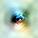 Optimized image Path-guided feature visualization of mixed3b channel 7
