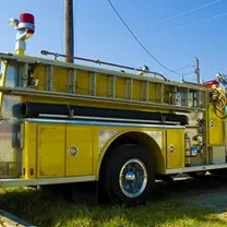 fire engine · rank 9 of 50,000 · activation 0.71 fire engine