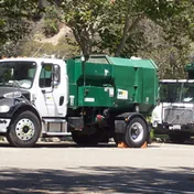 a garbage truck