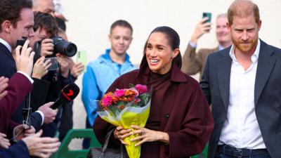 The Duke and Duchess of Sussex during a visit to The Community Recording Studio in Nottingham.
