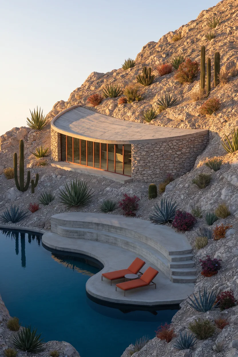 Desert illustration to photograph