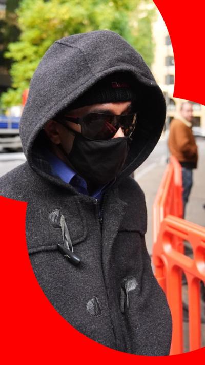 Civil servant Kashim Chowdhury, 54, arrives at Southwark Crown Court, London, where he is to stand trial accused of fraud by allegedly holding multiple full-time Government jobs at the same time.