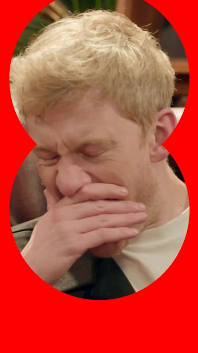 James Acaster yawning