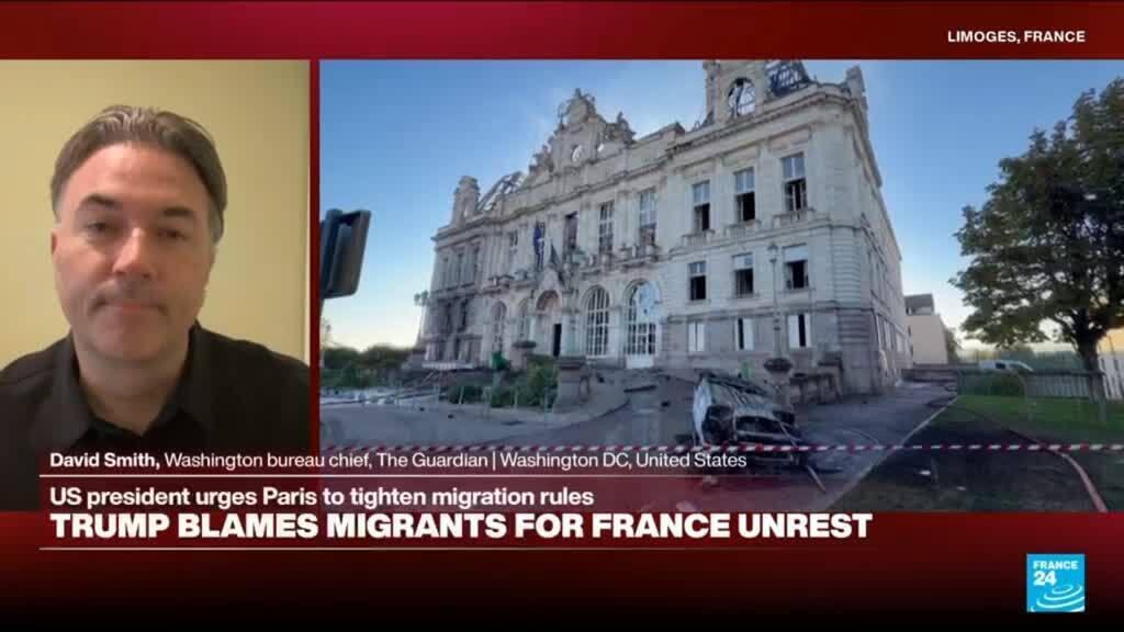 Trump says 'France is burning', country 'shattered' by immigration