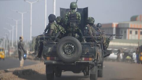 Des soldats de l'armée du Nigeria en patrouille en mars 2024. (image d'illustration)