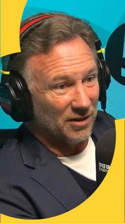 Christian Horner in 5 Live studio