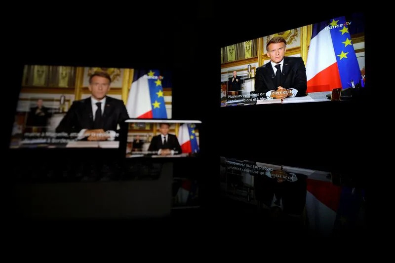 Macron addresses nation after clashes at cost-of-living protests in France