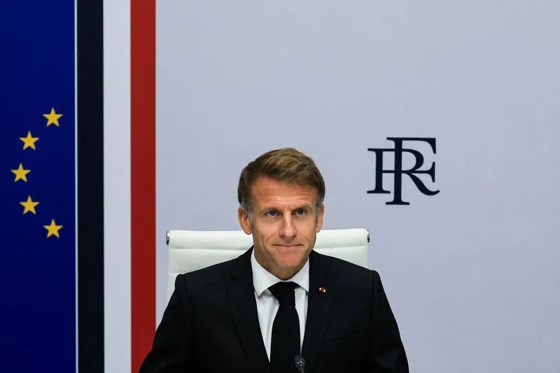 Interministerial Crisis Meeting chaired by France's President Emmanuel Macron at the Elysee Presidential Palace