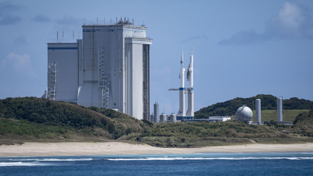 A vehicle assembly building at the Tanegashima Space Center in Minamitane, in Kagoshima Prefecture, Japan.