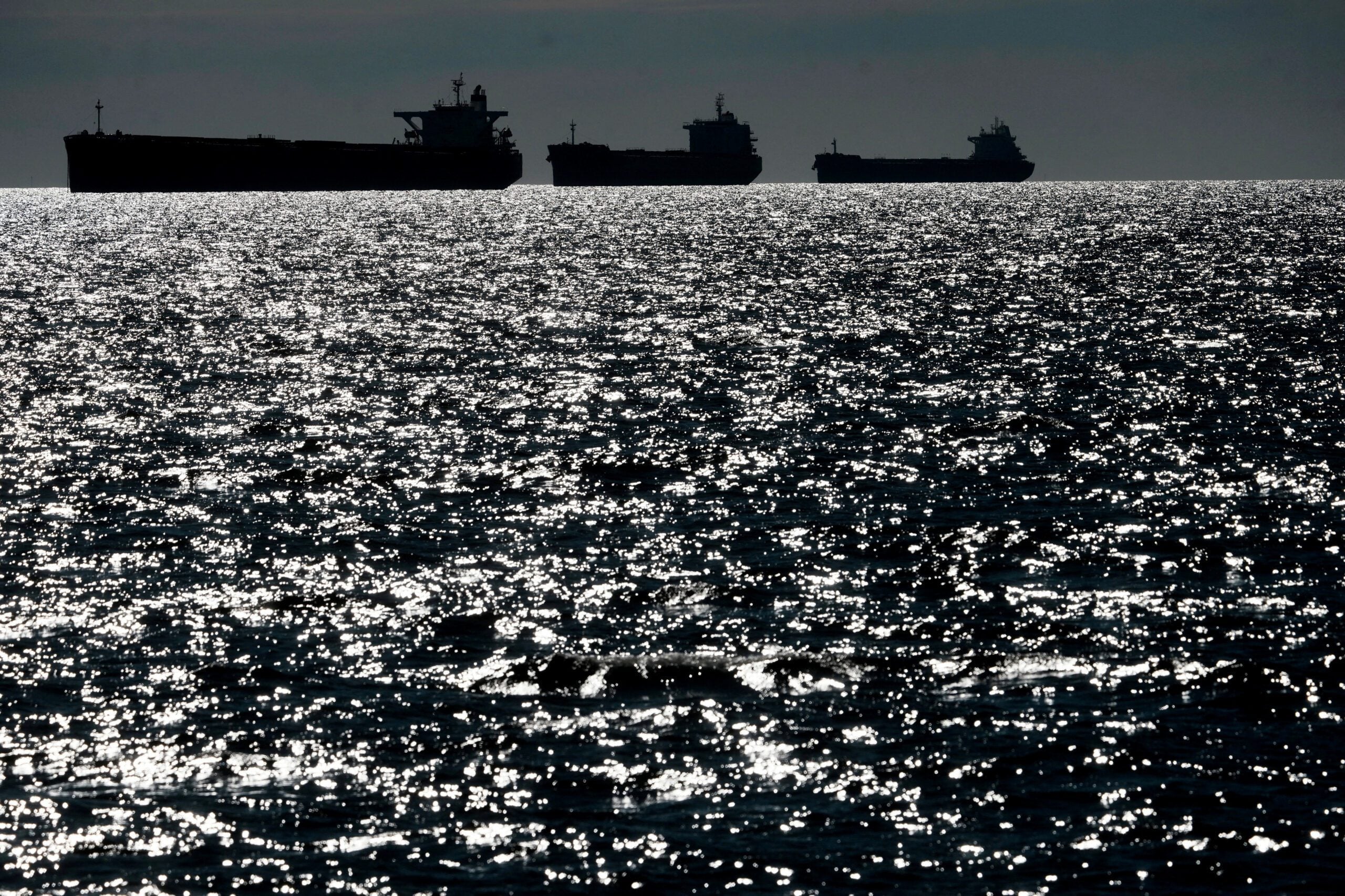 Russia's shadow fleet vessels in unofficial anchorage area in the Gulf of Finland