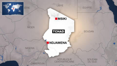 Localisation de Msiki, au Tchad.