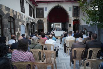 DSC04697 جلسة حوارية بدمشق تناقش كتاب منير الشعراني ورؤيته لتطوير الخط العربي