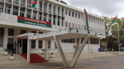 Une vue de l'Assemblée nationale de Madagascar, à Antananarivo.