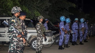According to police, the injured of one incident have been identified as one Sandip Dahal (35) and his wife Bepanah Dahal (29) from Charhajare, Kangpokpi district. (ANI/Representative) According to police, the injured of one incident have been identified as one Sandip Dahal (35) and his wife Bepanah Dahal (29) from Charhajare, Kangpokpi district. (ANI/Representative)
