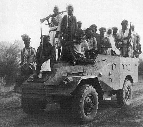 A Soviet-manufactured armored car, captured by royalist guerrillas from the Egyptians near Haradh A Soviet-manufactured armored car, captured by royalist guerrillas from the Egyptians near Haradh