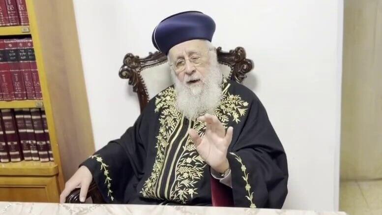 מפגש בין הרב יצחק יוסף לאריה דרעי
