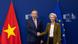 European Commission President Ursula von der Leyen, right, greets Vietnamese President To Lam after a meeting at EU headquarters in Brussels, Thursday, Oct. 22, 2026 European Commission President Ursula von der Leyen, right, greets Vietnamese President To Lam after a meeting at EU headquarters in Brussels, Thursday, Oct. 22, 2026