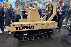 Український роботизований комплекс TerMIT представили на оборонній виставці в Празі