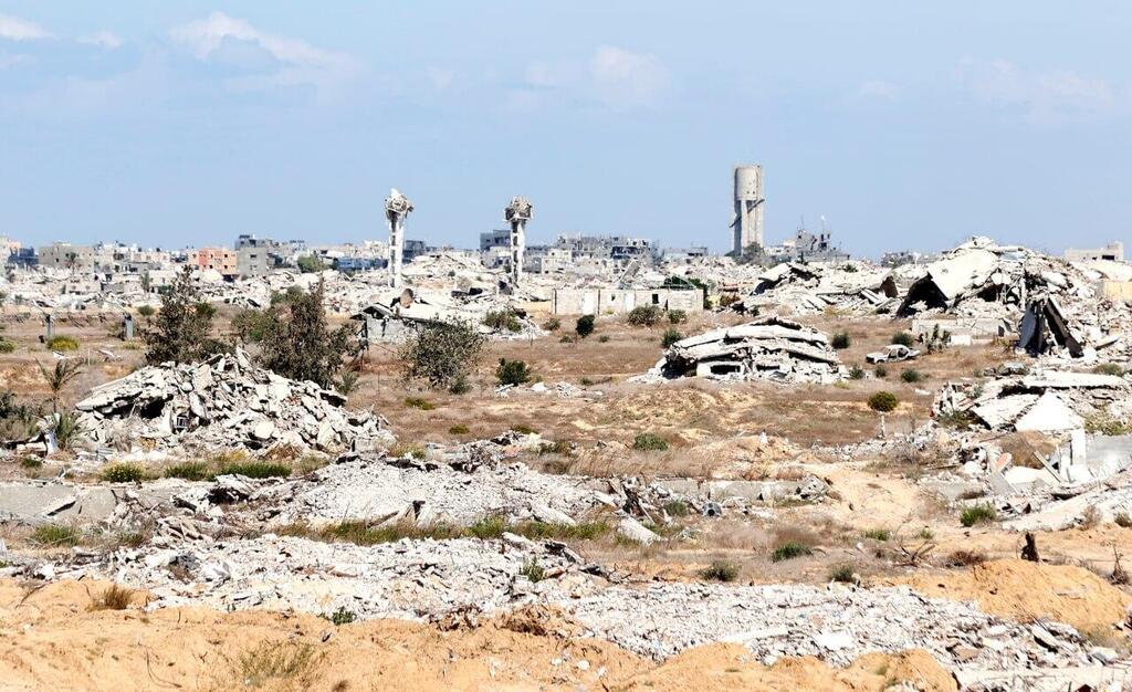 The Yellow Line, where the battalion operates. Troops continue to locate and destroy tunnels (Photo: Gadi Kablo) יואב קרן וגדי קבלו עם גדוד 9 בעומק רצועת עזה