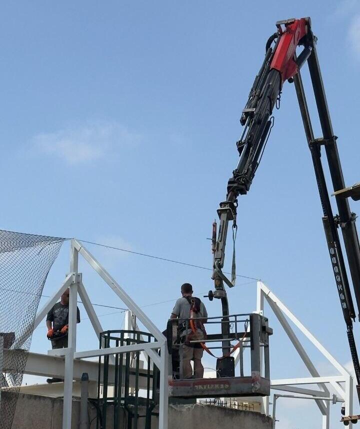 עבודות במעון ראש הממשלה בירושלים