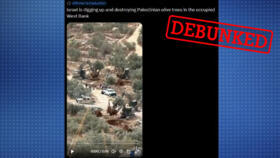This video, said to show olive trees being ripped up in the West Bank, was posted online on October 14, 2026. However, it turns out it was generated by artificial intelligence.