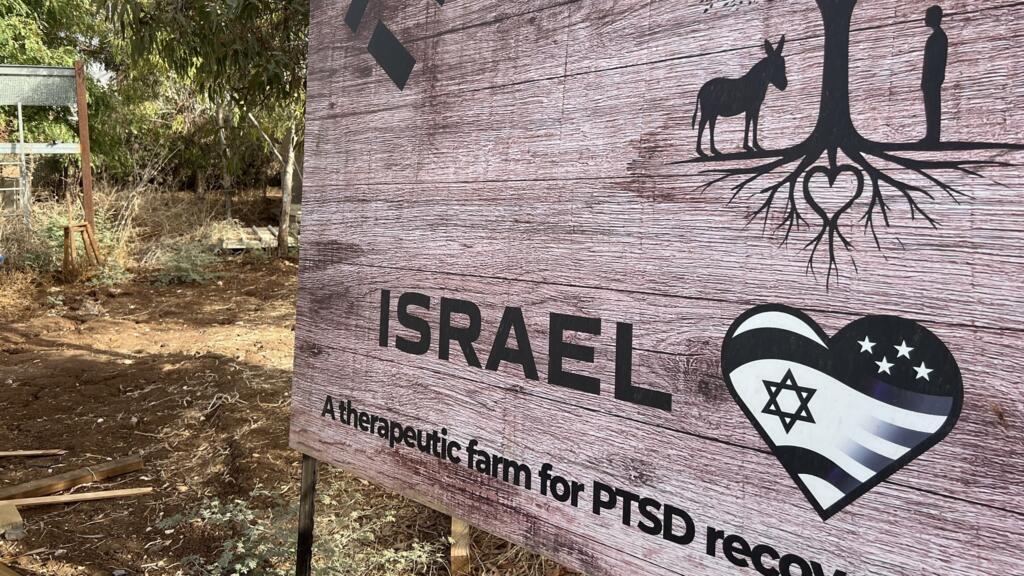 A small farm in northern Israel serves as a refuge for soldiers suffering from post-traumatic stress disorder